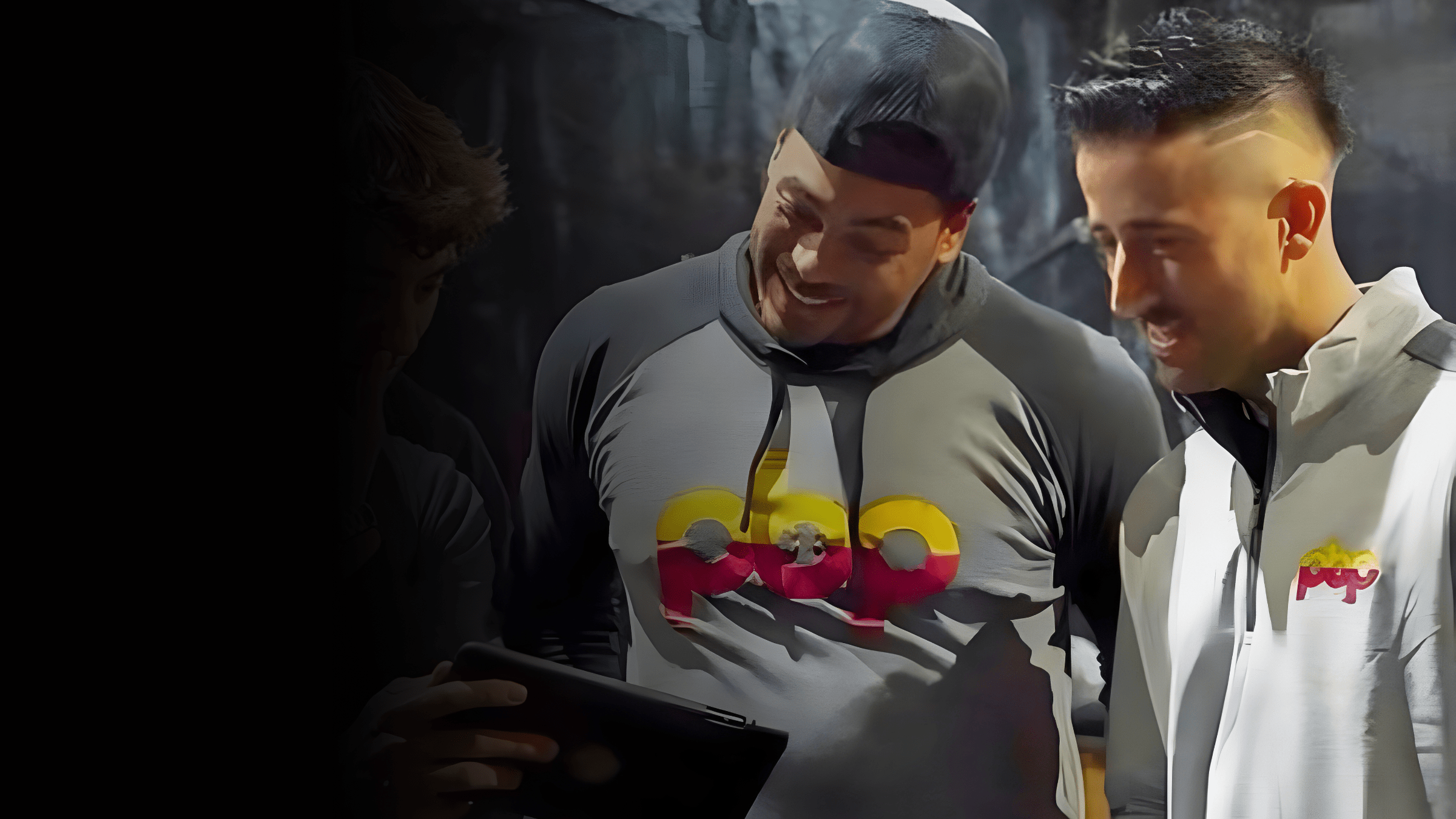 Developed here. Playing there.